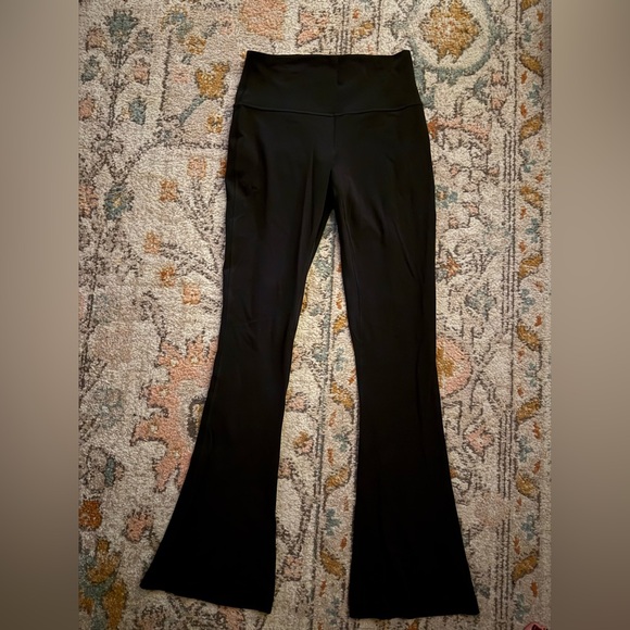 lululemon athletica Pants - Lululemon Athletica Black Flare Mini Flared Pants